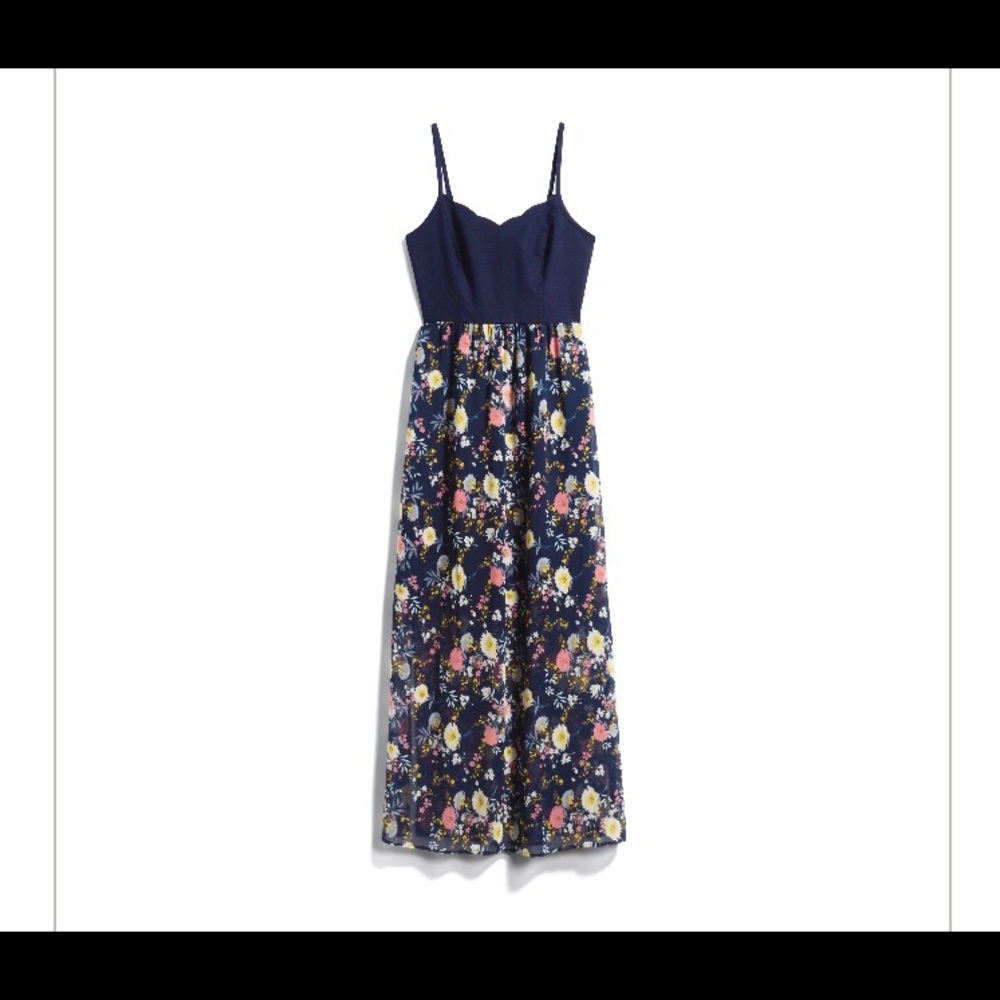 TRULY POPPY - Cassondra Maxi Dress - Navy - XL